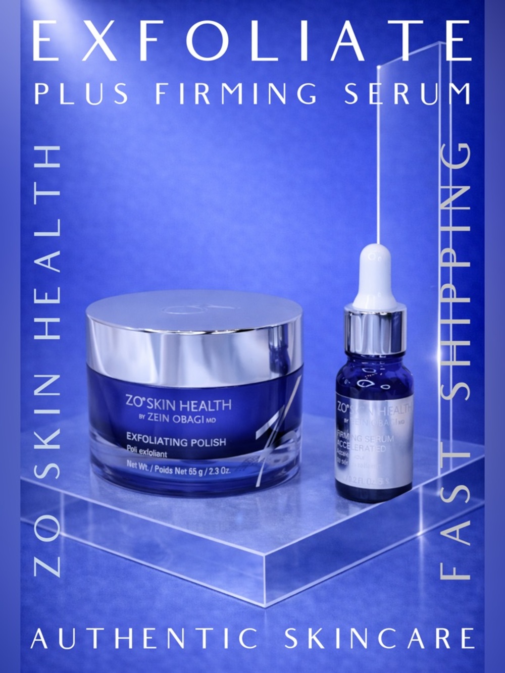 ✨ ZO Exfoliating Polish (Full Size) + Firming serum vial 💙 ($178 Value)